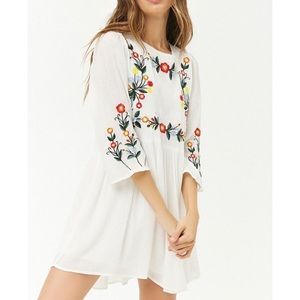 Floral Embroidered Dress